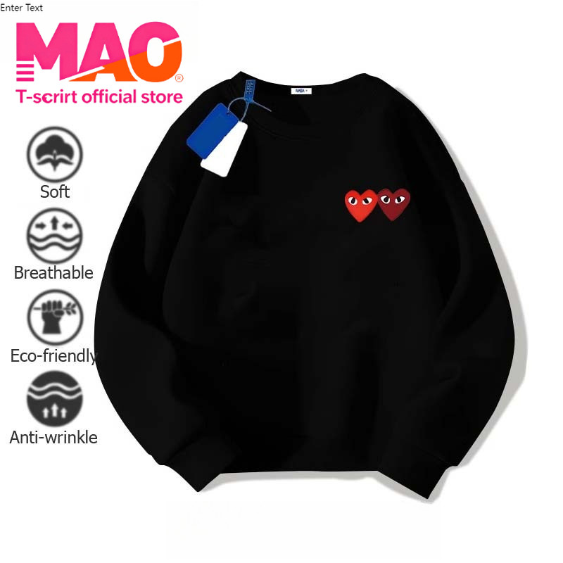 COD✅ (จัดส่งในกรุงเทพฯ) MAO Shop Sweatshirts Play หนา นุ่ม ใส่สบาย ผ้านุ่มใส่สบาย ใส่ได้ทั้งชายและหญิง มี 5 สี อนิเมะ .