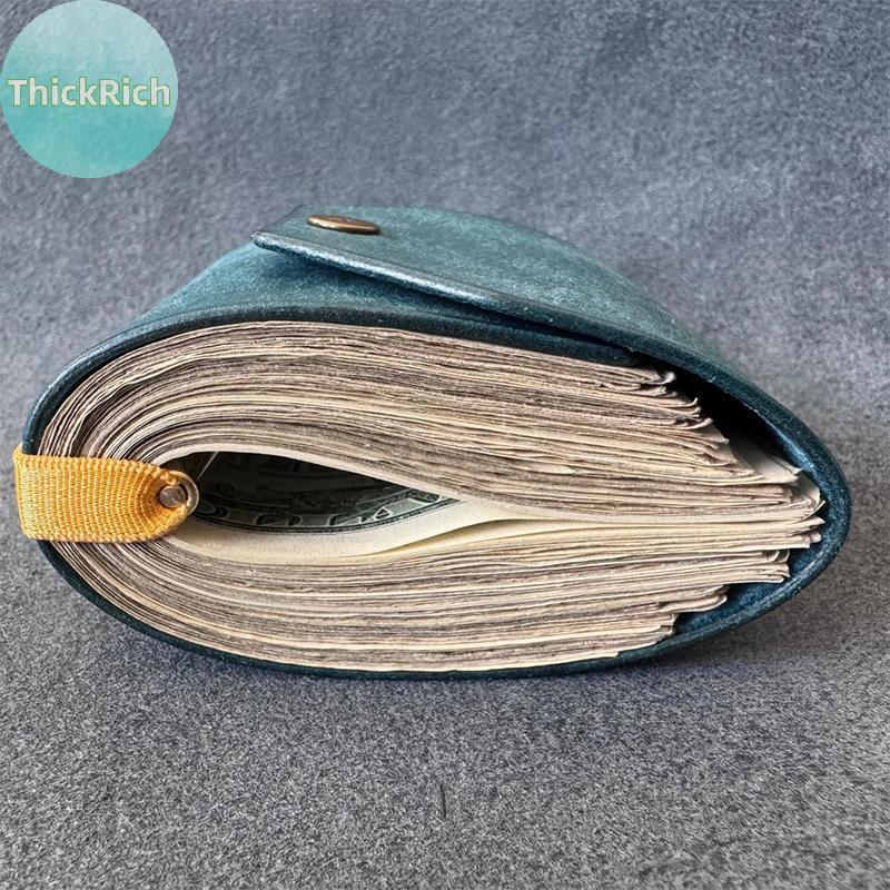 ThickRich The Cash Wrap Wallet, Handy Fast Cash Access Money Holder For Cash, Leather Money Wallet O