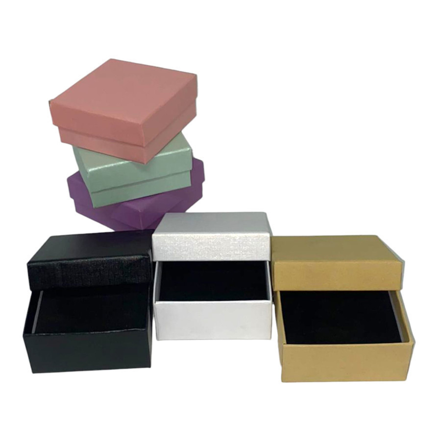 KBR กล่องของขวัญเครื่องประดับกล่องกลมริบบิ้นเครื่องประดับกล่องของขวัญสร้อยคอแหวน R1116