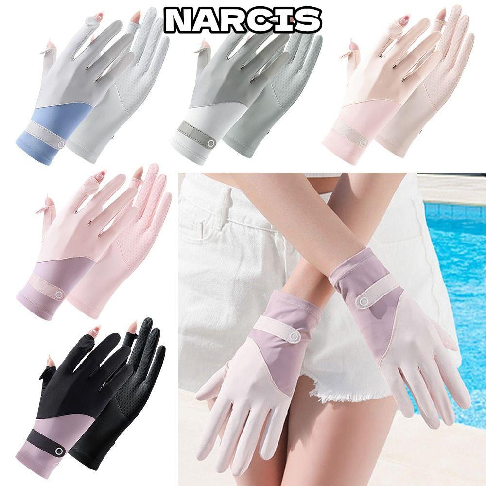 NARCIS ถุงมือผู้หญิงสำหรับหน้าจอนิ้วสัมผัส แฟชั่นฤดูร้อน