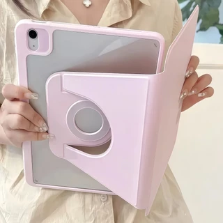 เคสไอแพดหมุนได้ 360° สำหรับ iPad Air7/6/5/4 M3 Gen11/10/9/8/7 A16 Pro11/12.9 นิ้ว ตั้งได้ หมุนสะดวก