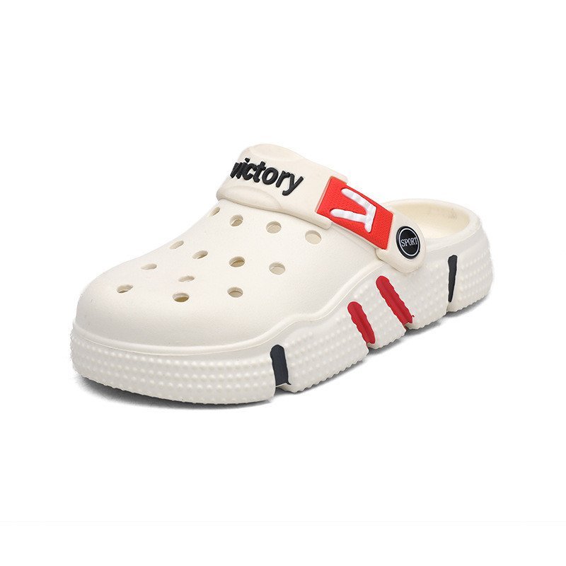 รองเท้าแตะ Breathable Toe dual-use beach hole สำหรับทั้งเด็กและผู้ใหญ่ สวมใส่ง่าย ระบายอากาศดี เหมาะสำหรับฤดูร้อนและกิจกรรมกลางแจ้ง - รูปที่ 3