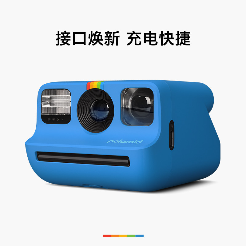 Polaroid Polaroid Go Gen2 Blue Mini Polaroid Student Retro Film Camera ของขวัญวันเกิด
