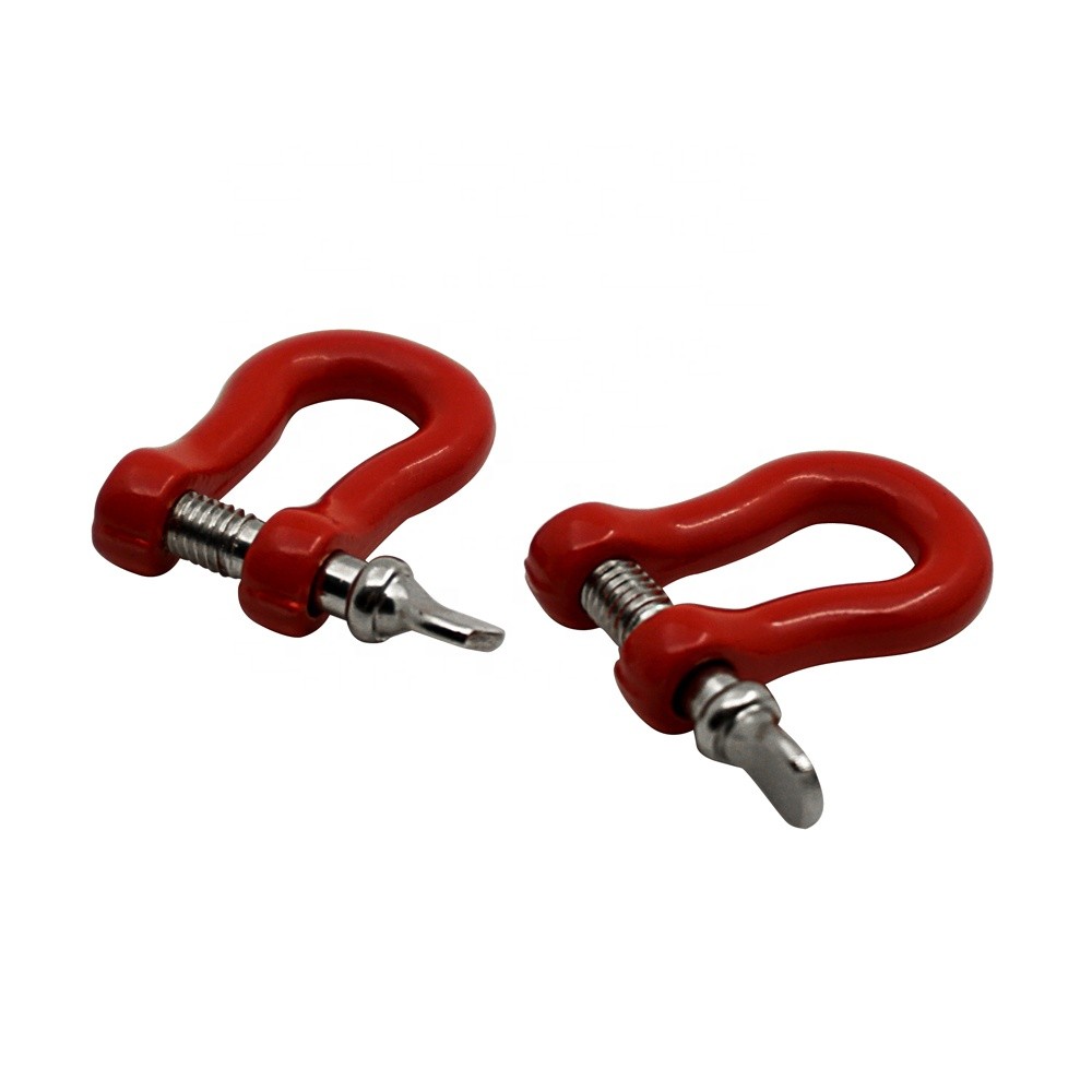 Original Rescue Tow Shackles กันชนโลหะ Trailer Hooks สําหรับ 1/10 RC Crawler SCX10 TRX4 TRX-4 D90 TF อะไหล่อุปกรณ์เสริม ราคา ถูกที่สุด ดีลบีเคเค