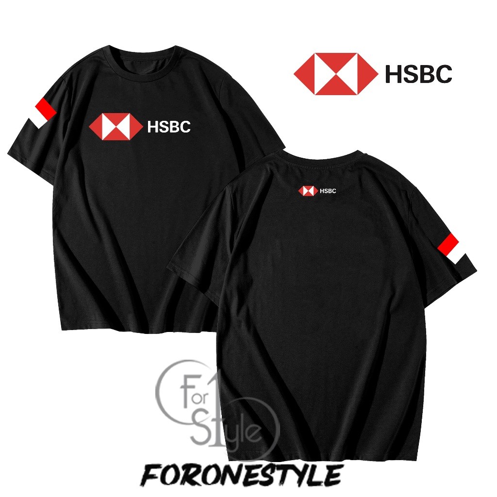 เสื้อยืด HSBC ทำจากผ้าคอตตอนคอมแบด 30S คุณภาพเยี่ยม