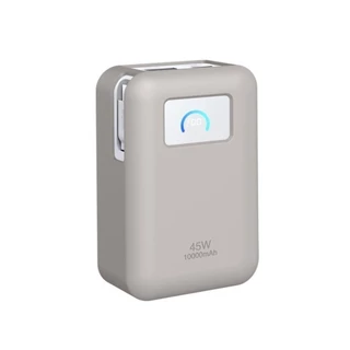 เคสซิลิโคนสีทึบปลอกเชลล์สําหรับ Anker Nano 10000mAh Power Bank (45W) เคสป้องกัน
