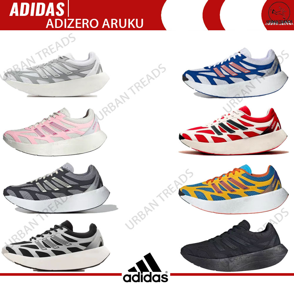 แท้/มีพร้อมส่ง + Preorder👉【ADIDAS Adizero Aruku】รยูนิเซ็กส์ รองเท้าวิ่ง ดูดซับแรงกระแทก รุ่น - JI030