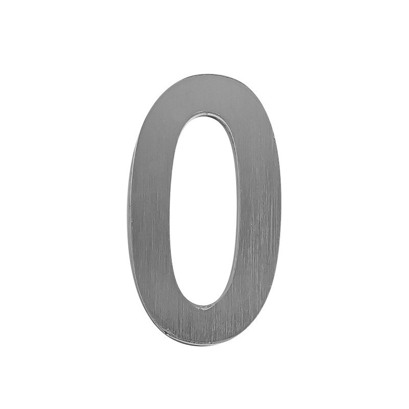 Chuangxu 7 ซม.10 ซม.12 ซม.สแตนเลสสีธรรมชาติกาว House Number Letter กล่องกล่องจดหมาย Number House Num