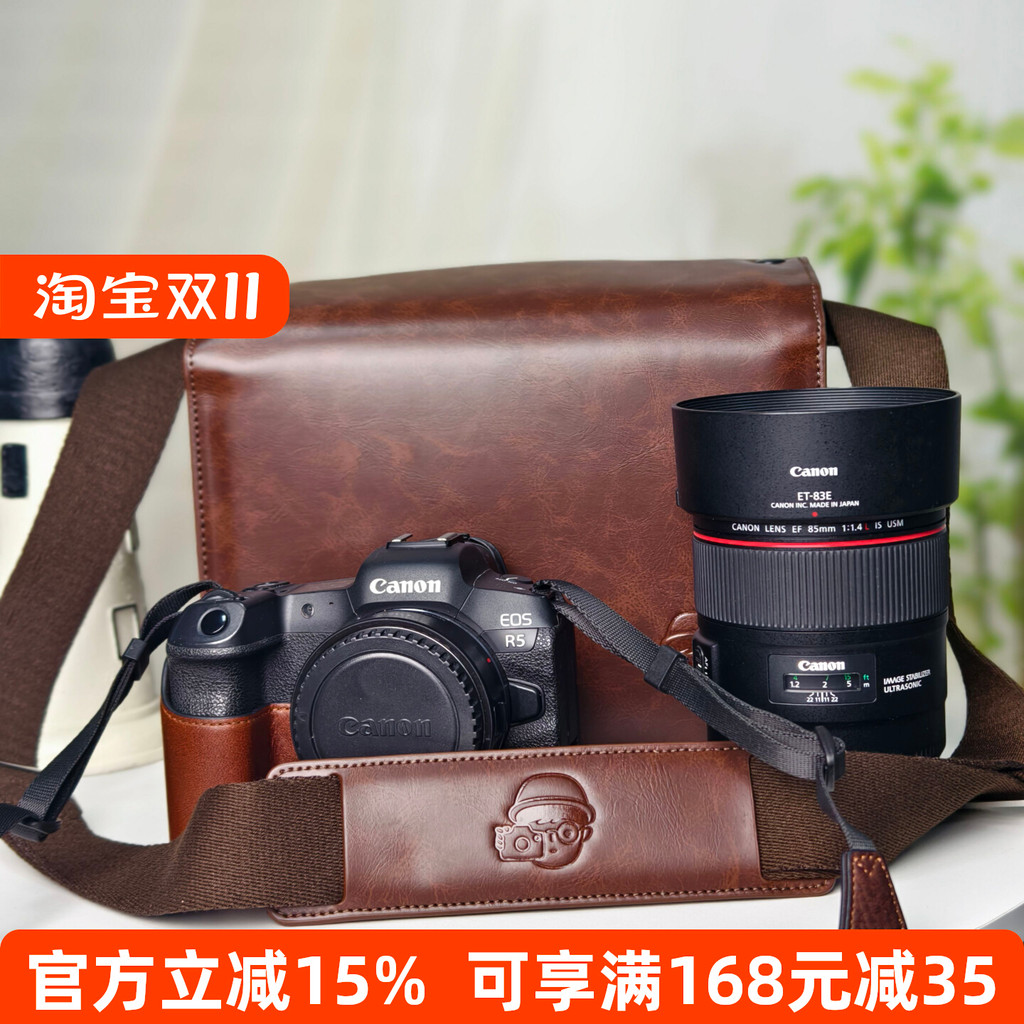 สมบัติคุณภาพเหมาะสําหรับ Canon r50 R8 RP m50 5D4 5DSR R62 r10 กระเป๋าเก็บสามารถ Cross-body กระเป๋ากล