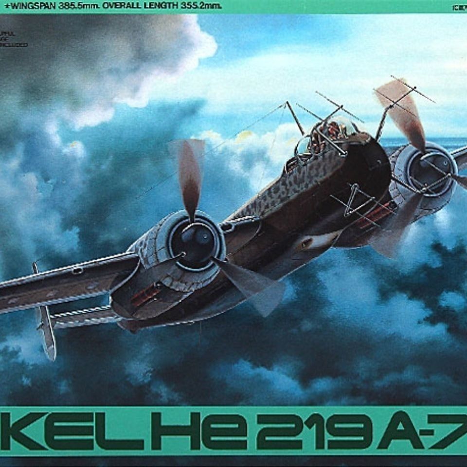 Tamiya ประกอบรุ่น 61057 1/48 เยอรมัน He-219 A-7 Night Fighter