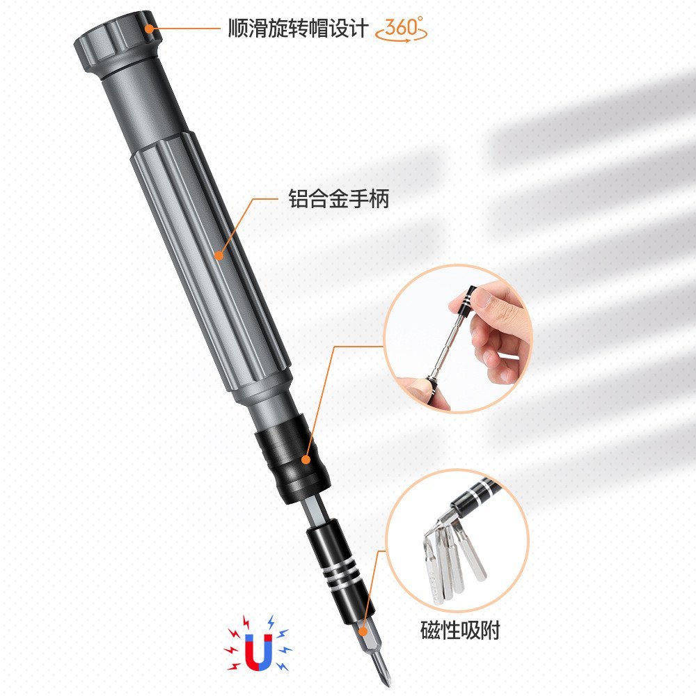 มัลติฟังก์ชั่ซ่อมครัวเรือนแบบพกพา 1 ชุด 150 ไขควงหกเหลี่ยมเครื่องมือ Fit Abnormal รูปร่าง S2 อลูมิเน