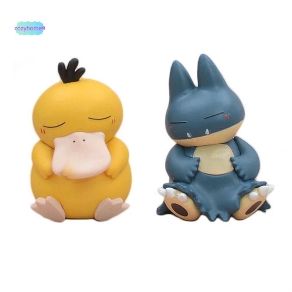 COZYHOME9 Psyduck รูปน่ารัก Sleep Starry อะนิเมะตัวเลขคริสต์มาสตุ๊กตาการ์ตูนของเล่น Psyduck Snorlax 