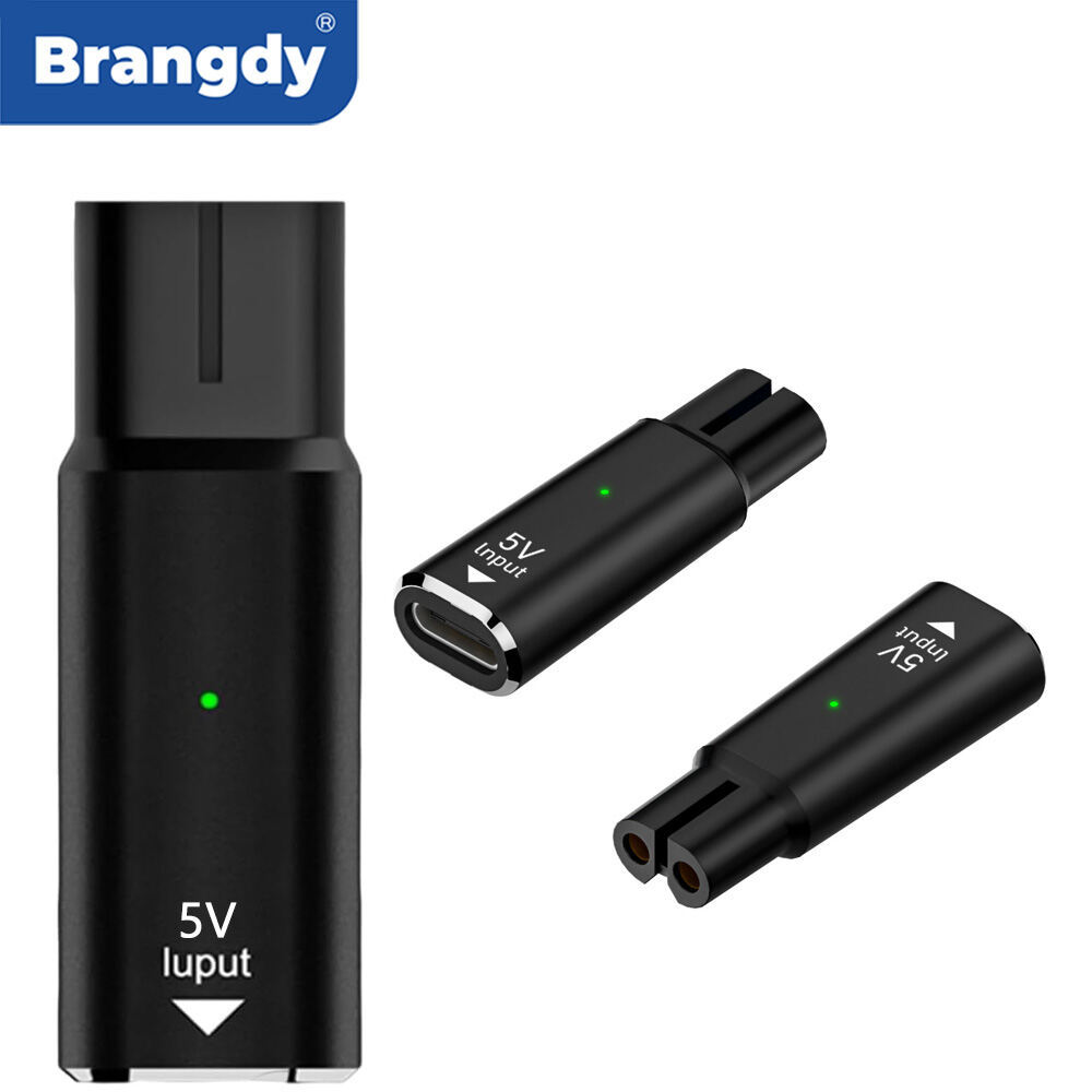 Brangdy 5V Type-C เครื่องโกนหนวดอะแดปเตอร์ Charger Converter สําหรับ Philips One Blade QP2724 QP2834