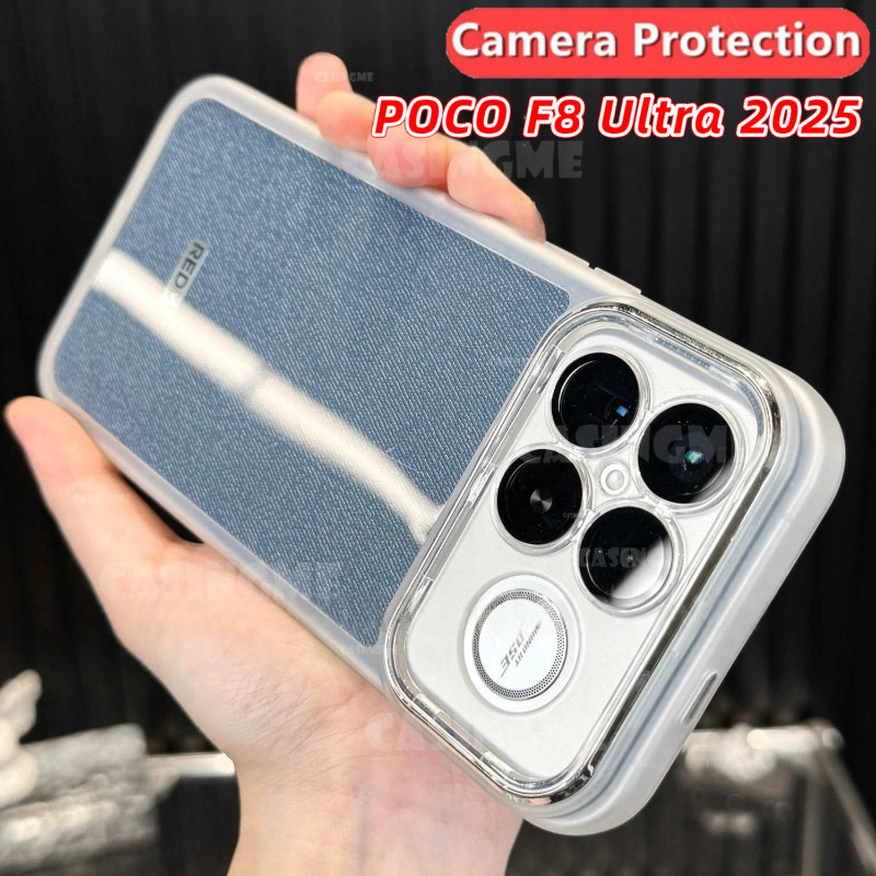 เคสใสสําหรับ POCO F8 Ultra/F8 Pro/X8 4G/5G 2025 กันกระแทก ปกป้องกล้อง