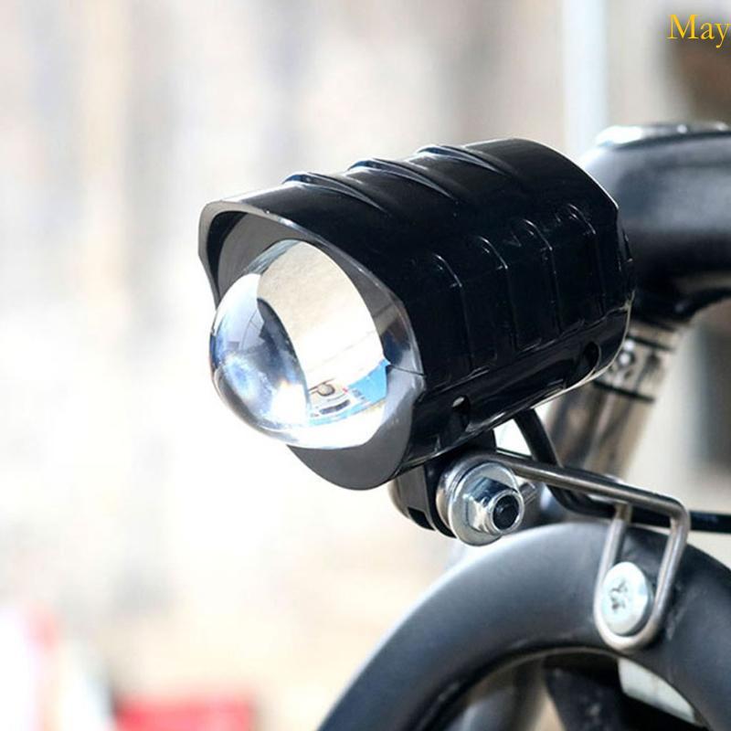 Electric Bike LED Front Light E-Bike  2 in 1 Waterproof Horn Headlight