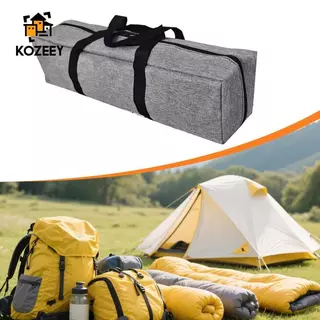 [KOZEEY] Camping Storage Bag กระเป๋าถือยาวพร้อมที่จับกระเป๋าเดินทางกระเป๋าถือซิปสําหรับ Mat Canopy Rollup