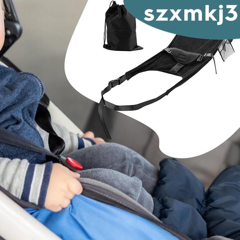 เตียงเครื่องบินสำหรับเด็ก ที่รองนั่งแบบพกพา พับเก็บได้ง่าย มีกระเป๋าด้านข้าง