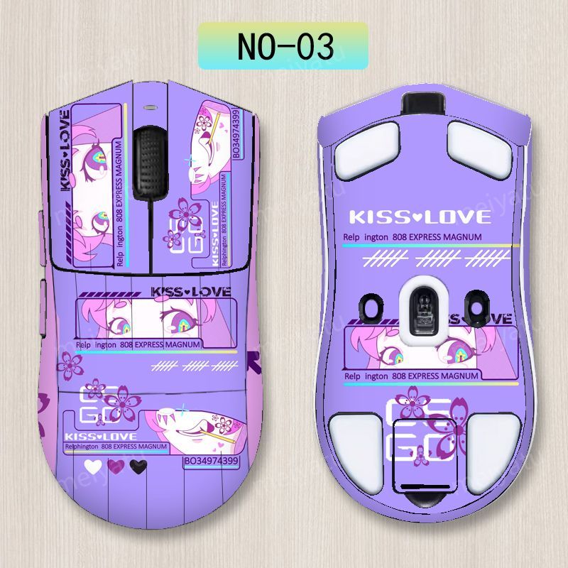 เหมาะสําหรับ ATK Dragonfly A9/SE Cracked Hollow X1 สติกเกอร์เมาส์ Z1Ultra รวมทุกอย่าง Micro-Frosted 