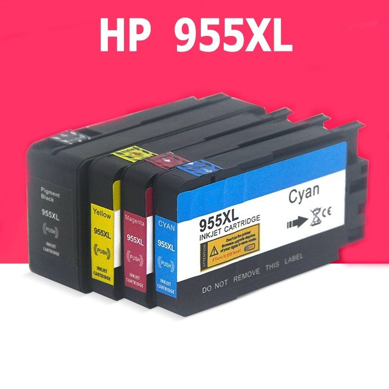 HP 955XL hp955 hp 955 xl ตลับหมึก HP955 XL ใช้งานร่วมกับ 7740 8210 8216 8710 8720 8725 8730 8740
