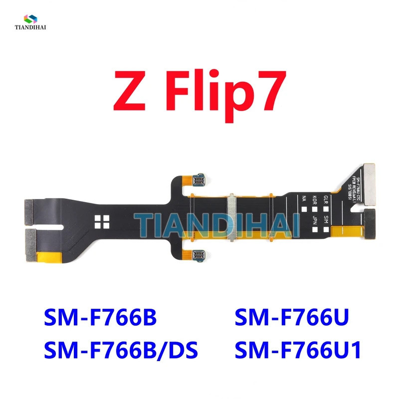 สําหรับ Samsung Galaxy Z Flip7 F766B F766B/DS F766U F766U1 F766U เมนบอร์ดหลักเชื่อมต่อ Flex สาย Spin