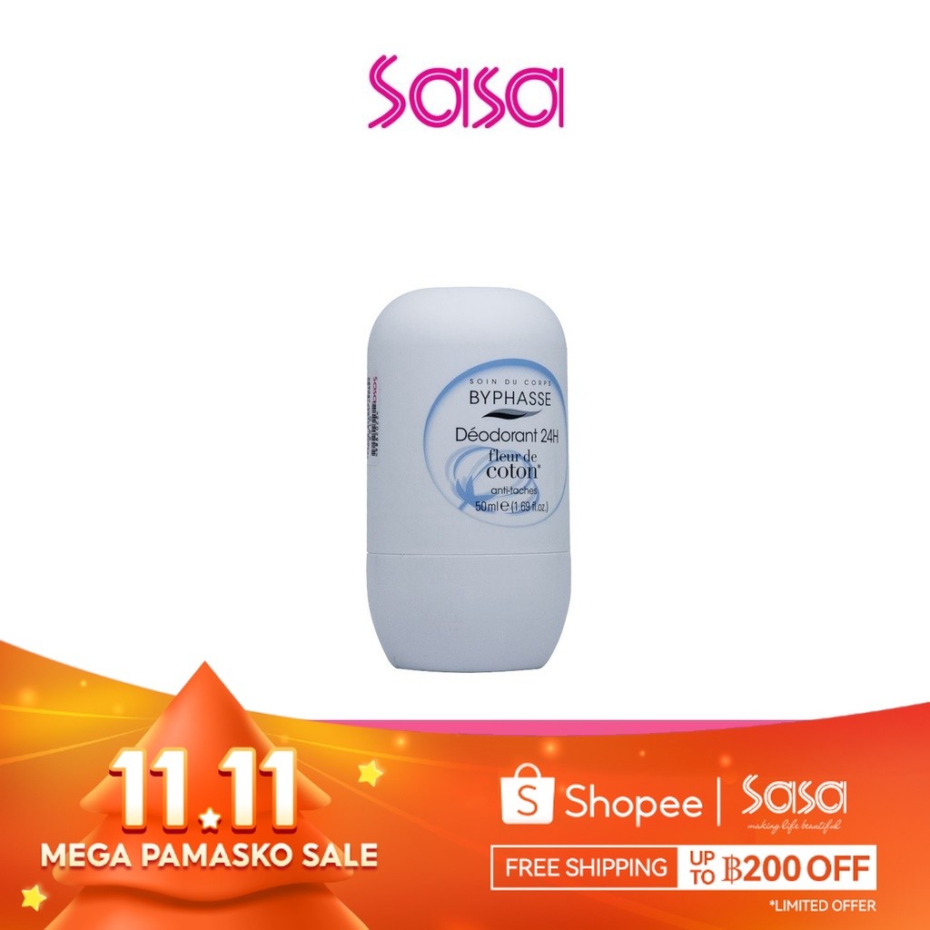 Byphasse Desodorante Roll-On Coton 50ml