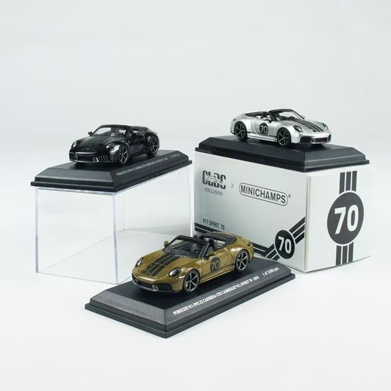 MINICHAMPS 1/64 Porsche 911 992.2 CARRERA GTS โมเดลรถ รถของเล่น สําหรับเด็กผู้ชาย ของขวัญวันเกิด ของ