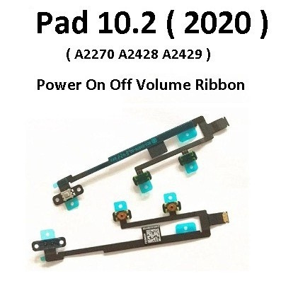 สําหรับ Pad 10.2 ( 2020 ) A2270 A2428 A2429 เปิดไฟปุ่มสวิทช์ Key Flex Cable Ribbon OnOff เปิด/ปิด