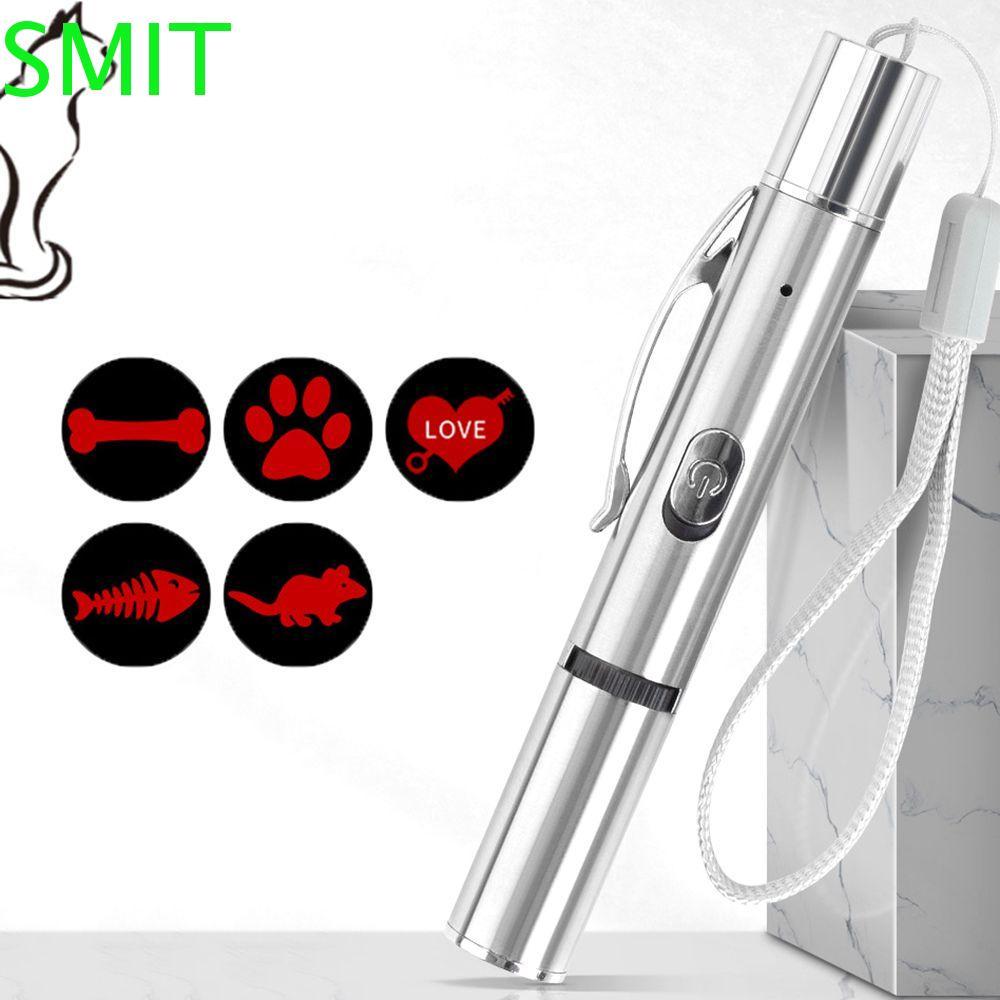 SMIT Lazer Pointer Laser Projection Green/Red Light ลูกแมว Scratching Multi รูปแบบ Interactive Light