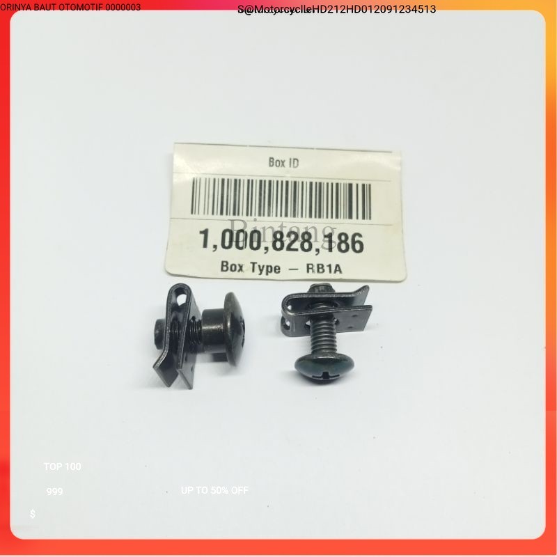 BOLT CLIPS 5MM BOLT PLATE CLIP M5 BOLT 8 TIE BOLT BODY COVER BOLT HIPS SCREWDRIVER Hd1 B1