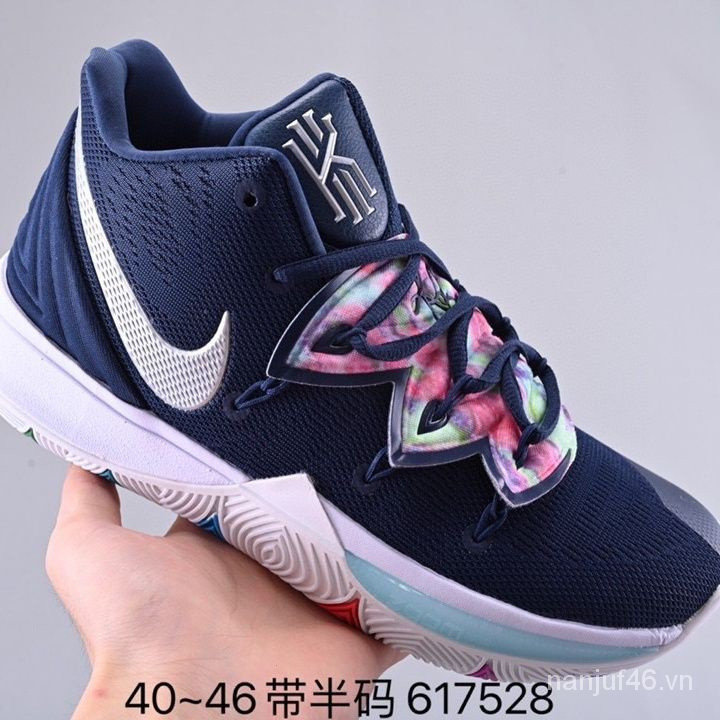 Kyrie 5 Irv รองเท้าผ้าใบบาสเก็ตบอลบุคลิกภาพที่ทนต่อการสึกหรอรุ่นที่ 5
