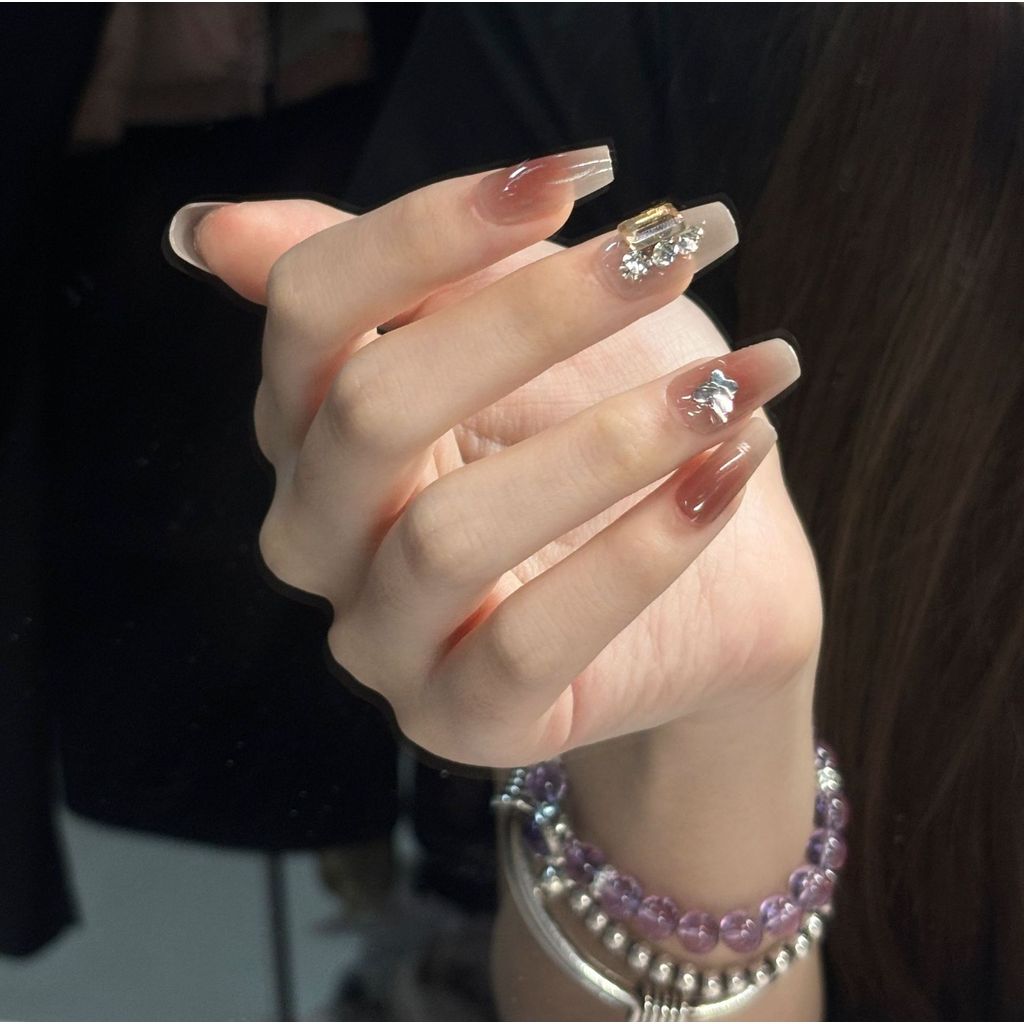 Super Immortal Temptation Beauty Super Immortal Temperament Nail Art Wear Advanced Pure Wish Wind Fa