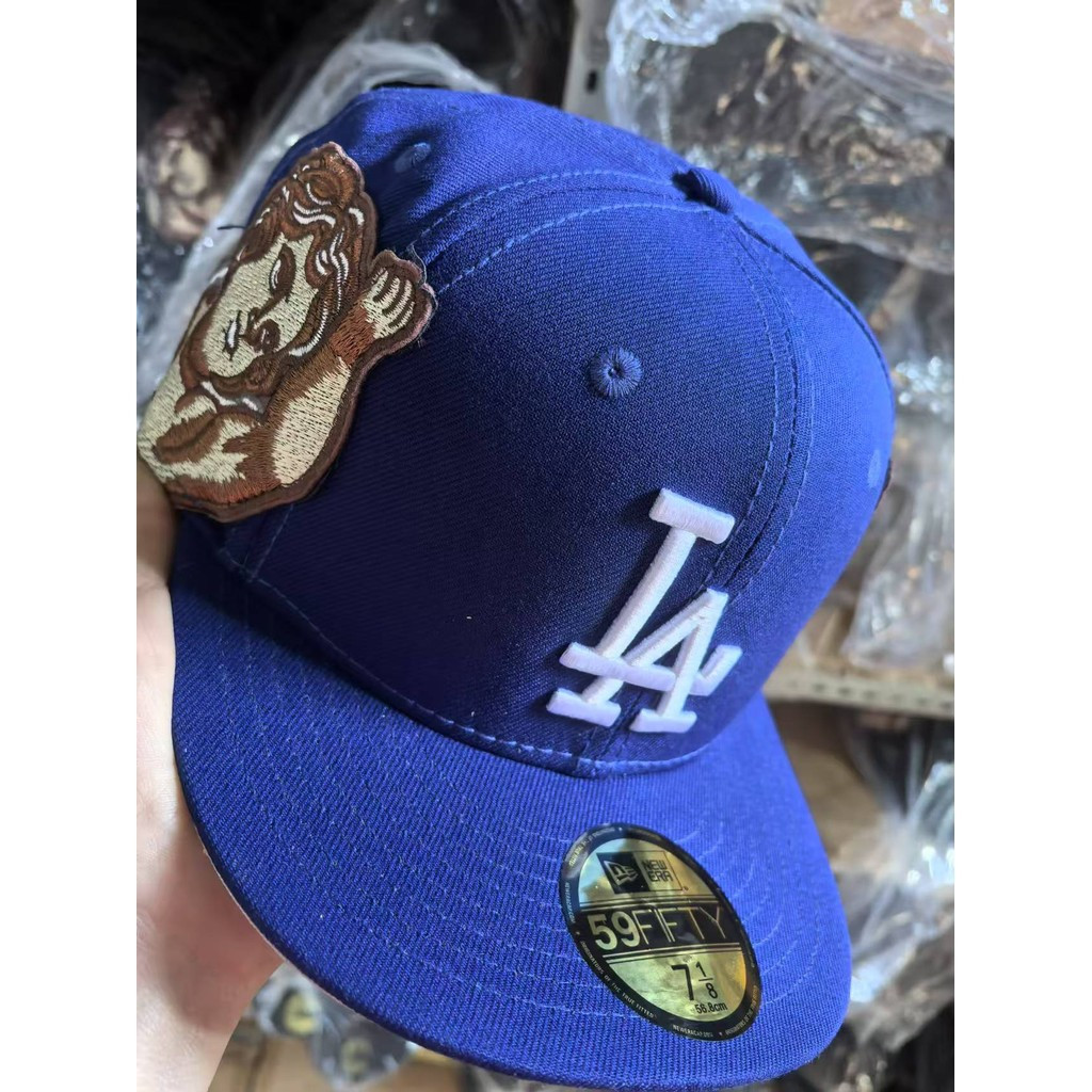 Ceesgg - MLB Los Angeles Dodgers Hat แบบครอบทึบ สำหรับทุกเพศ