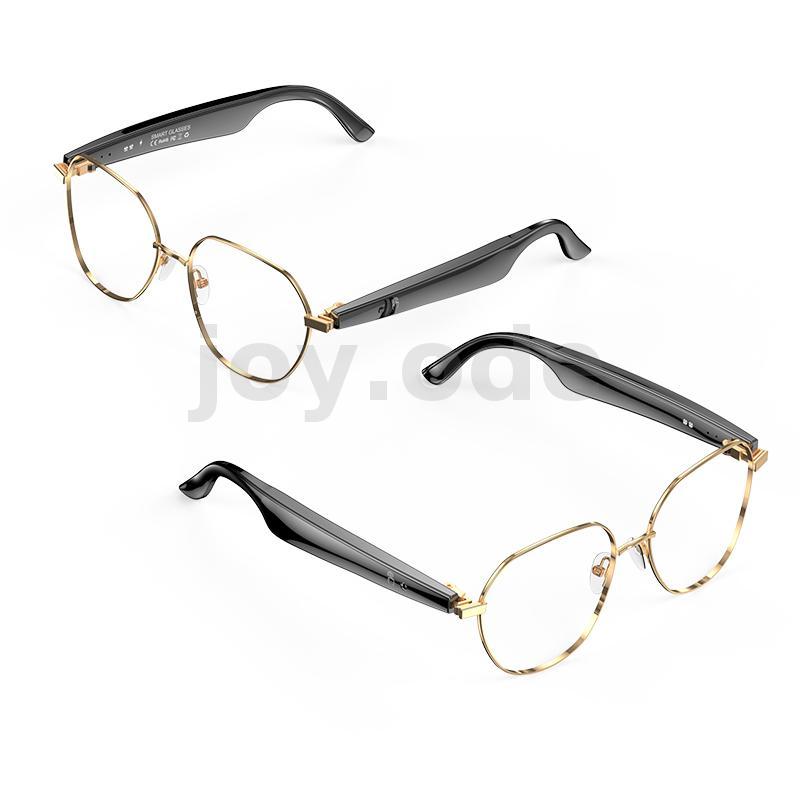 W100B สมาร์ท AI การแปลแว่นตาบลูทูธ 6.0 ChatGPT4.0 Real-Time 163 ภาษาผู้แปล ENC การตัดเสียงรบกวนลําโพ