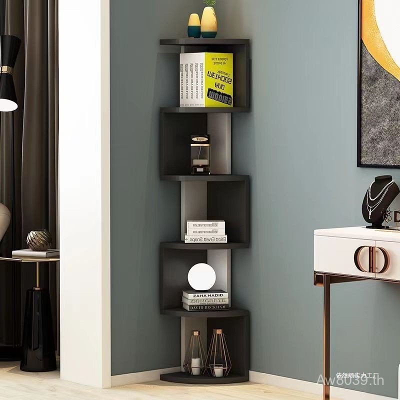 ชั้นวางห้องนั่งเล่นโมเดิร์น Nordic มุมตู้ตู้หนังสือชั้นวางหนังสือชั้น Bay หน้าต่างมุมห้องนอนมุม Q731