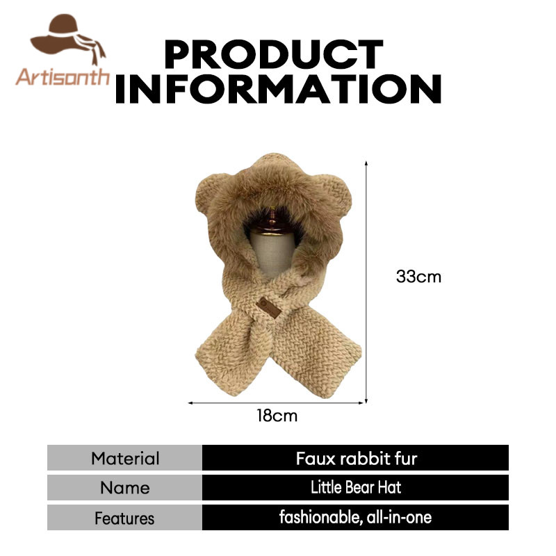 ส่งเร็ว💥หมวกไหมพรม กันหนาว ลายน่ารัก สไตล์เกาหลี หมวกกันหนาว อบอุ่นสวมใส่สบาย สําหรับผู้หญิง.Artisanth - รูปที่ 7