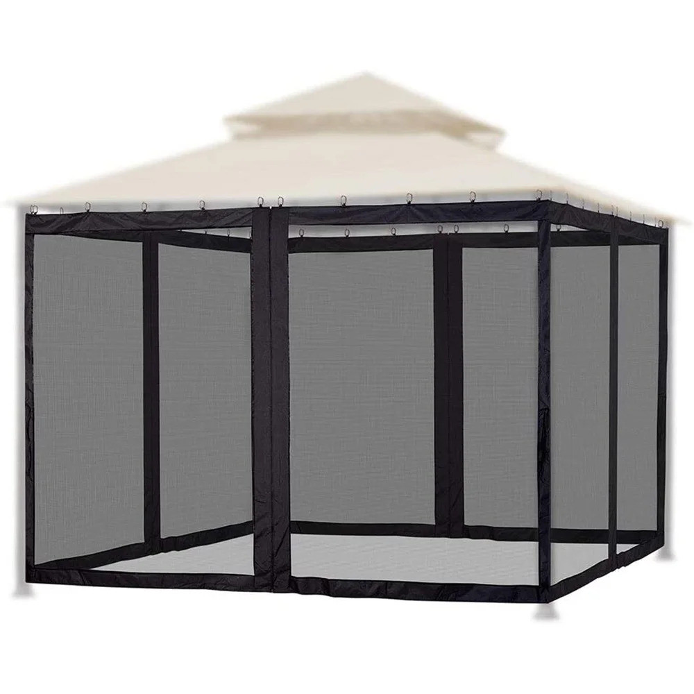[HOT]Gazebo แบบยูนิเวอร์แซล เต็นท์หลังคาพร้อมมุ้งกันยุง 4 แผง