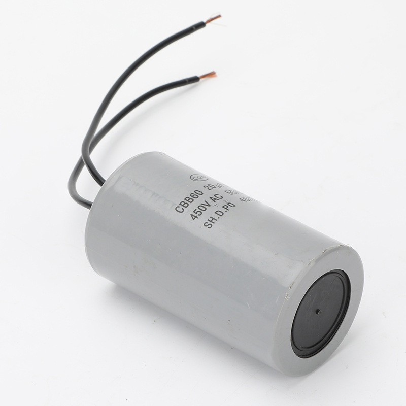 คอนเดนเซอร์ CBB60 20uf สำหรับมอเตอร์และปั๊มน้ำ