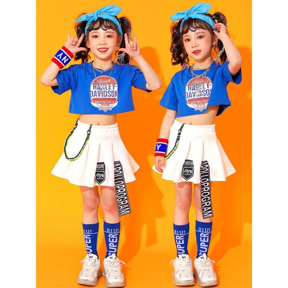 ชุดเต้นรำสำหรับวันเด็ก สไตล์ฮิปฮอปและแจ๊ส หมายเลข 51103