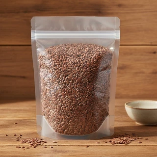 เมล็ดแฟลกซ์ 1 กิโลกรัม (Flaxseed 1 Kg) เมล็ดเฟล็กซ์ สีน้ำตาล Brown Flax seeds แฟล็กซ์ ธัญพืช