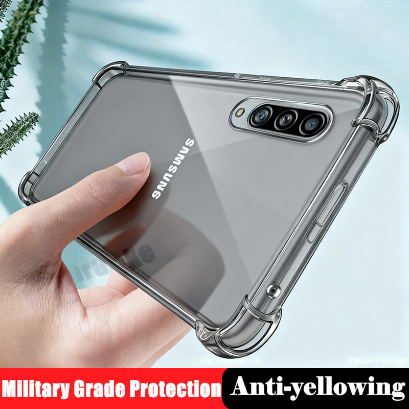 SAMSUNG เคสโทรศัพท์สําหรับSamsung Galaxy A90 5G 6.7 นิ้วSM-A908B A908N A9080 ยืดหยุ่นซิลิโคนเหลวใสกึ