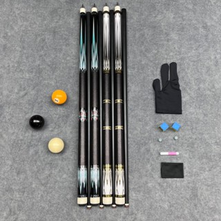 ไม้คิวอเมริกัน 2 ท่อน สีให้เลือก 2 สี ลายสวยงาม ด้ามจับผิวหย…