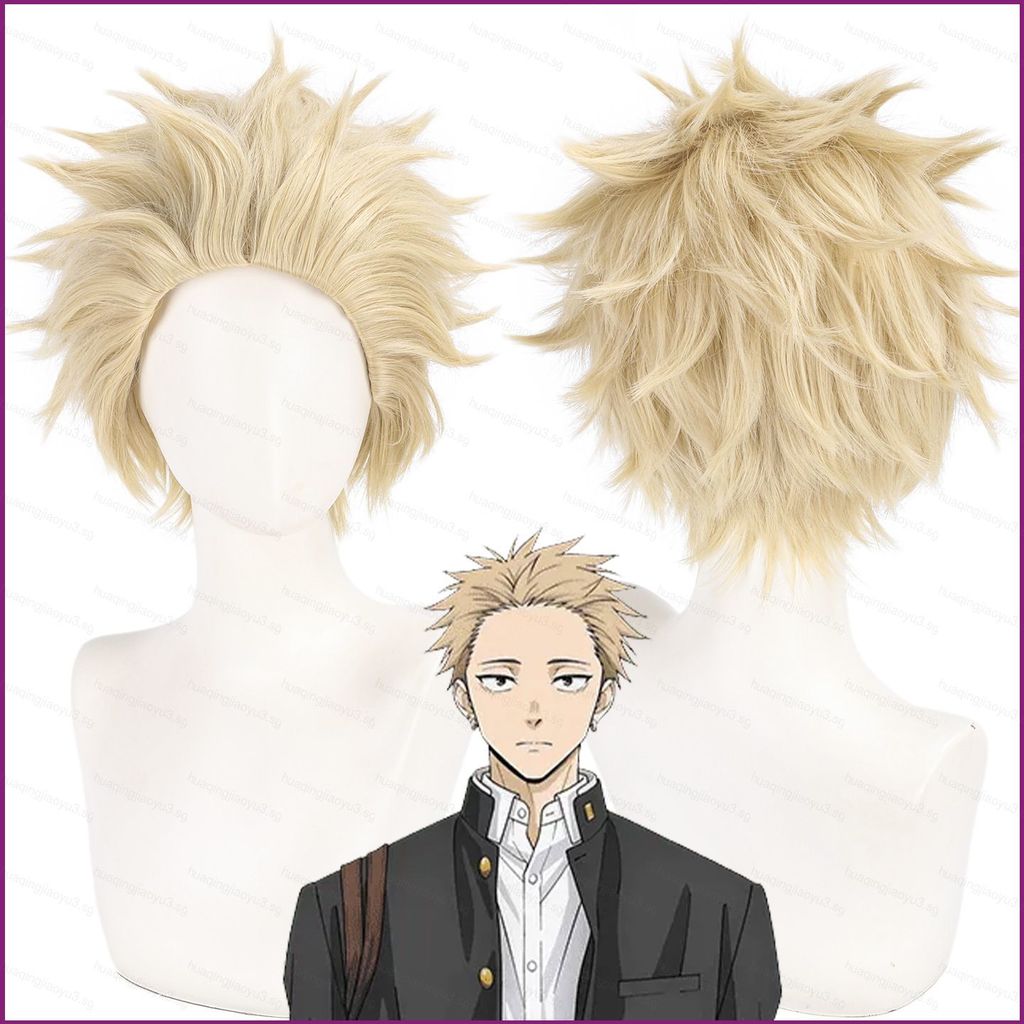 บานสะพรั่งดอกไม้หอมและวิกผมสำหรับคอสเพลย์ Tsugumi Rintaro