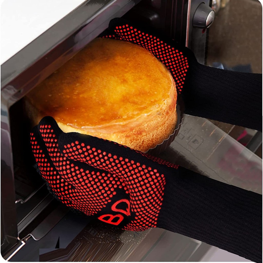 烤力500度微波BQ 厨房บาร์บีคิวบาร์บีคิวซิลิโคนขนาดเล็กสําหรับ工业高温手套热防隔บาร์บีคิว 500 องศาไมโครเวฟครัวบาร์บีคิ