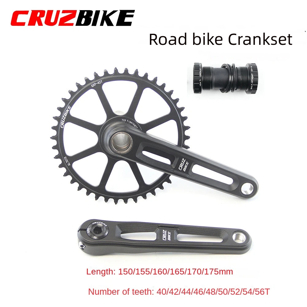 Cruzbike รถจักรยานสำหรับเด็กแบบพับได้ พร้อมล้อเสือหมอบ ชุด Ultra-Light Chainring Hollow Crank เบาและคล่องตัว