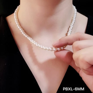 สร้อยคอไข่มุก ดีไซน์เรียบหรู แมทซ์กับชุดง่าย ไข่มุกมี3ขนาด
