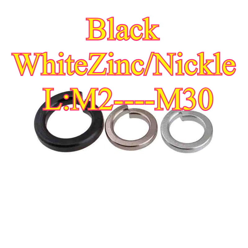 สปริงเครื่องซักผ้า, Bolt Special Washer 8.8 Grade Spring Washer (Black/White Zinc/Nickel) M2-M30 [HC