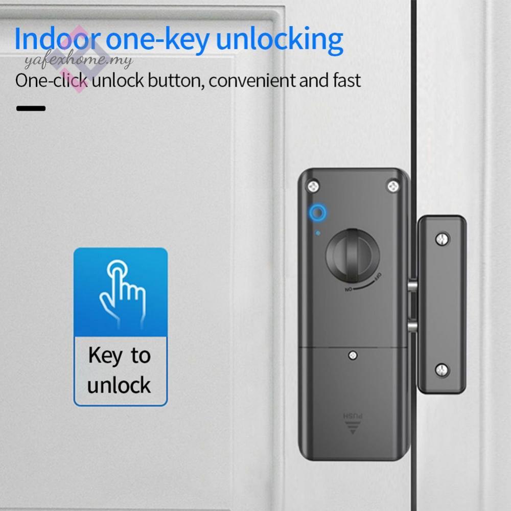 ติดตั้งง่ายสําหรับ TTlock สําหรับล็อคประตูอัจฉริยะสําหรับน้ํายารักษาความปลอดภัยภายในบ้านที่ได้รับการ