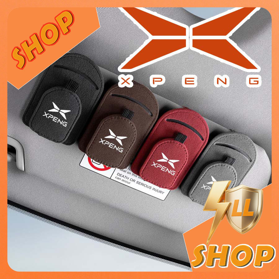[READY]XPENG G6 Sun Visor Storage Glasses Clip Glasses Case XPENG X9 Body Kit Decoration X9 EV Auto 