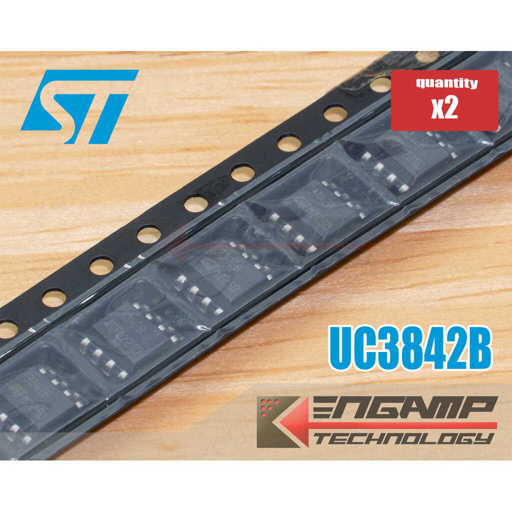 (มีตัวเลือก) [IC] UC3842B SMD SOP-8 ST PWM Controller