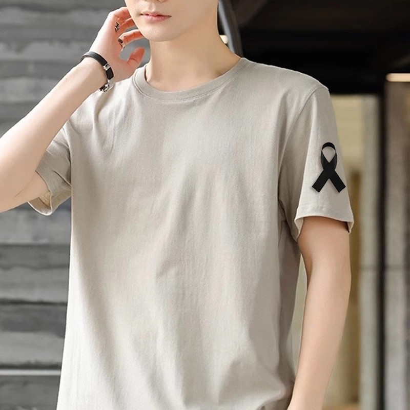 พร้อมส่ง!!! โบว์ขาวดำ โบว์ไว้อาลัย โบว์ไว้ทุกข์ โบว์ไขว้ โบว์เข็มกลัด เข็มกลัดโบว์ดำ - รูปที่ 2